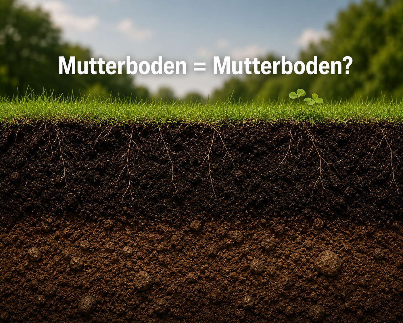Guten Mutterboden erkennen