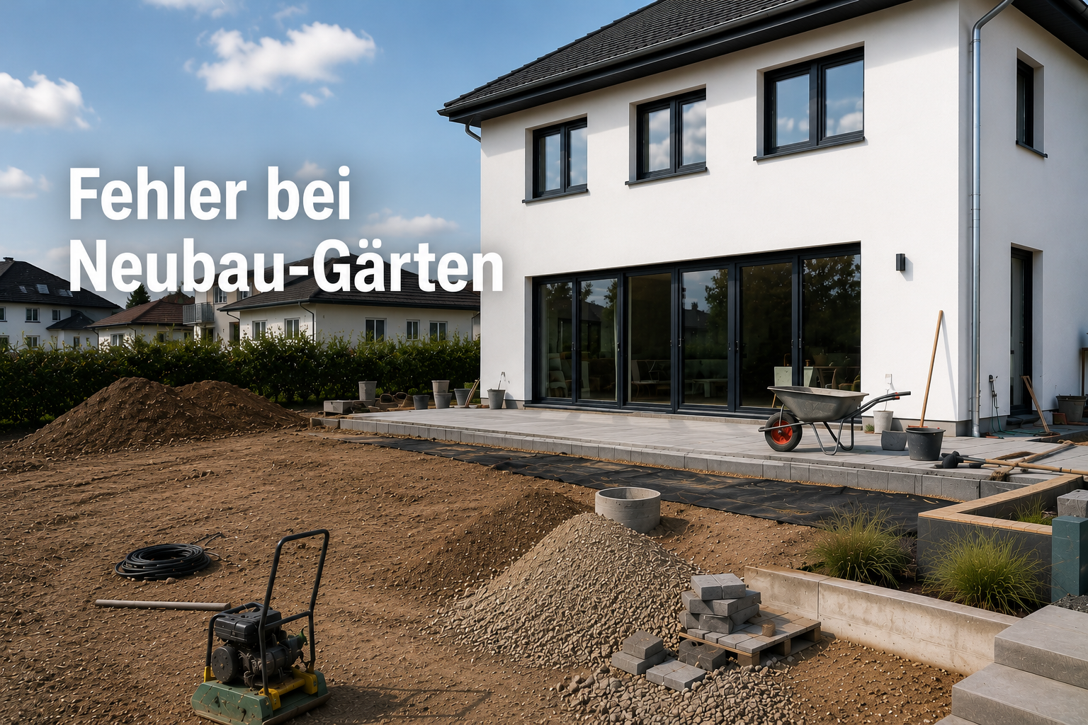 Typische Fehler beim Neubau Garten